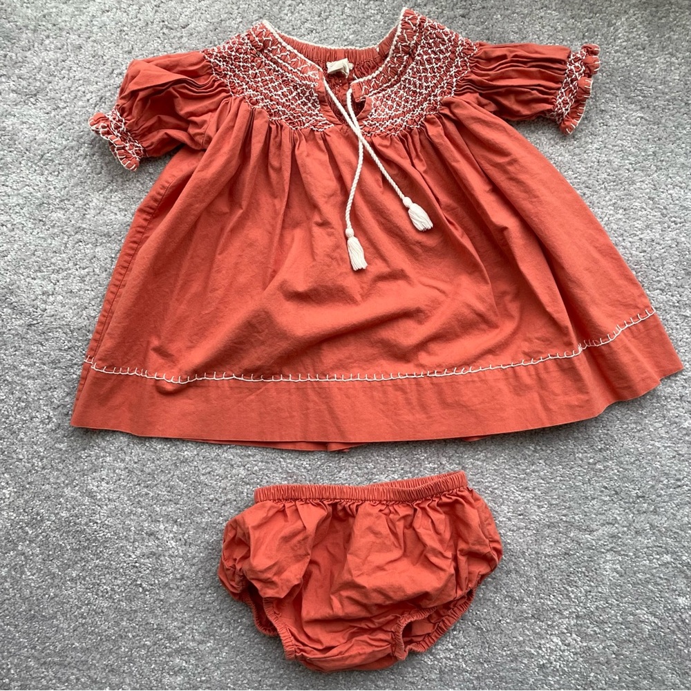 Misha & Puff Apolina Baby Verna Dress in Poppy